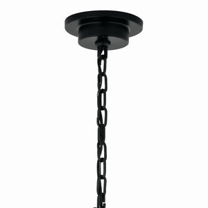 Kichler - 52705BK - Six Light Chandelier - Carrick - Black