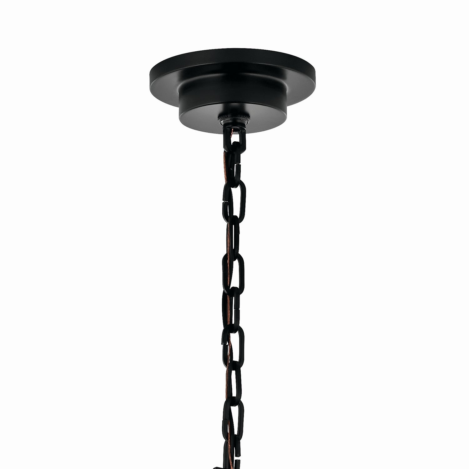 Kichler - 52706BK - Eight Light Chandelier - Carrick - Black