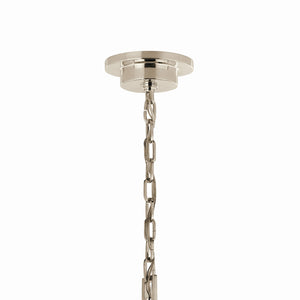 Kichler - 52707PN - Ten Light Chandelier - Carrick - Polished Nickel