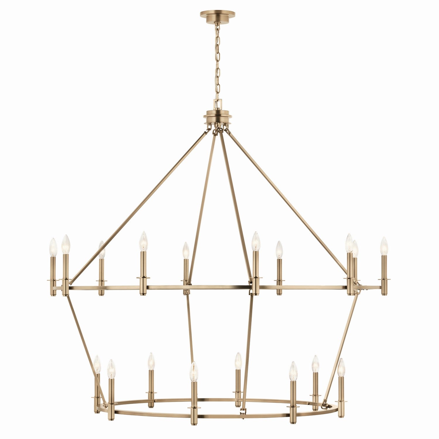 Kichler - 52708CPZ - 18 Light Chandelier - Carrick - Champagne Bronze