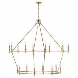 Kichler - 52708CPZ - 18 Light Chandelier - Carrick - Champagne Bronze