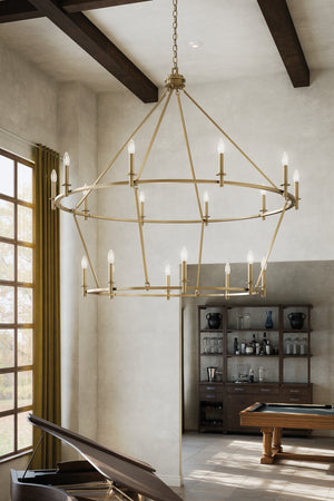 Kichler - 52708CPZ - 18 Light Chandelier - Carrick - Champagne Bronze