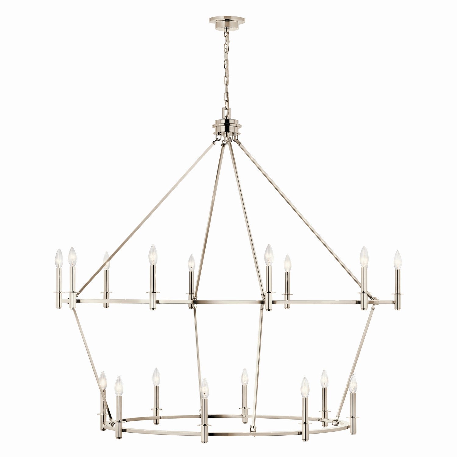 Kichler - 52708PN - 18 Light Chandelier - Carrick - Polished Nickel