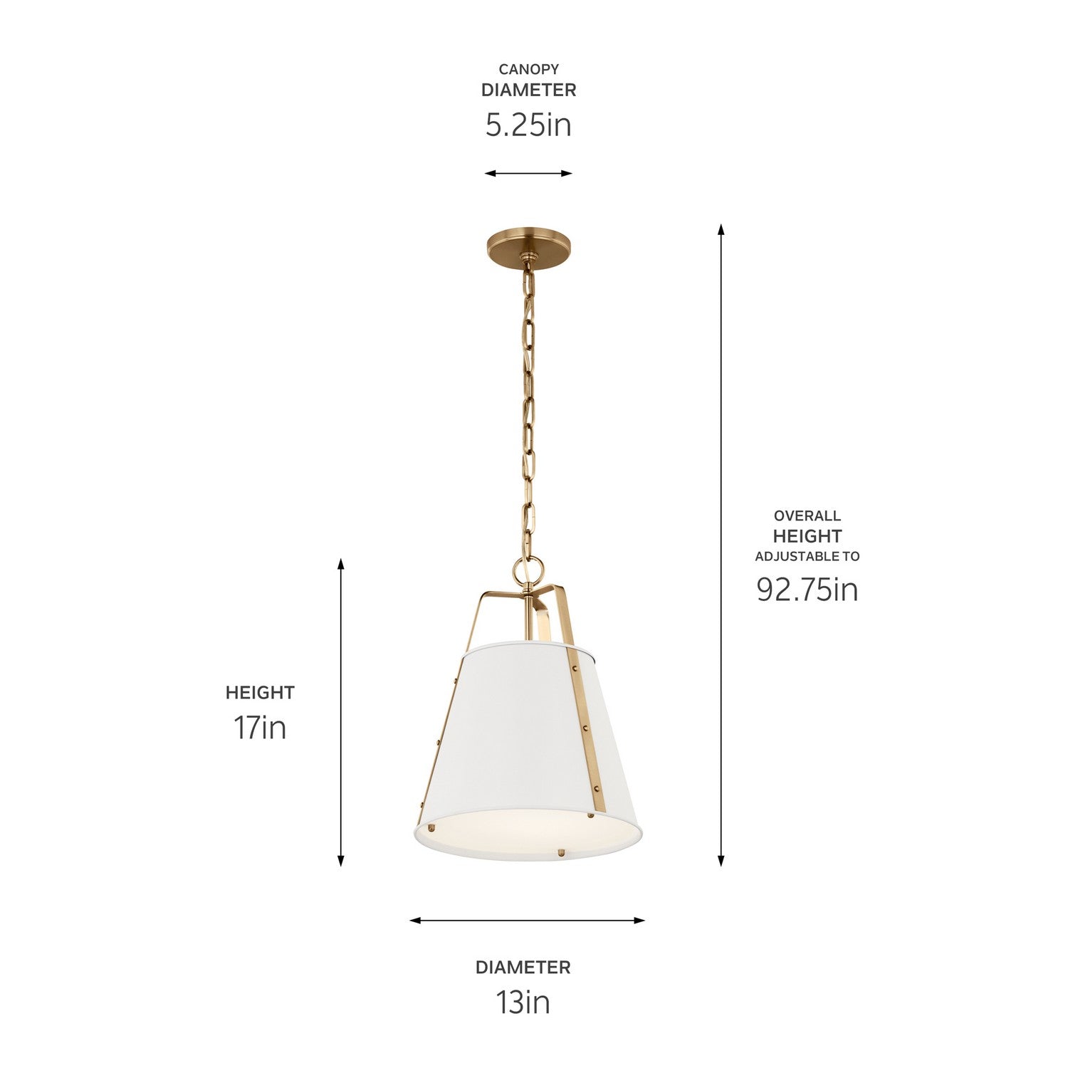 Kichler - 52710WH - One Light Pendant - Etcher - White