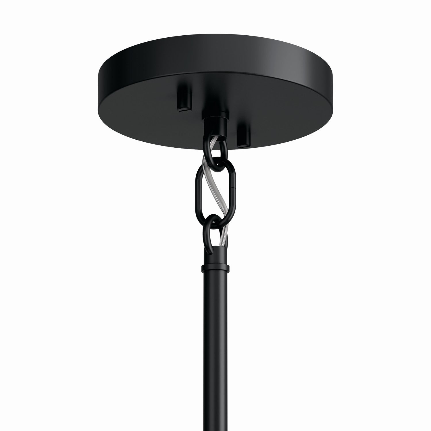 Kichler - 52716BK - Four Light Chandelier/Semi Flush Mount - Madden - Black