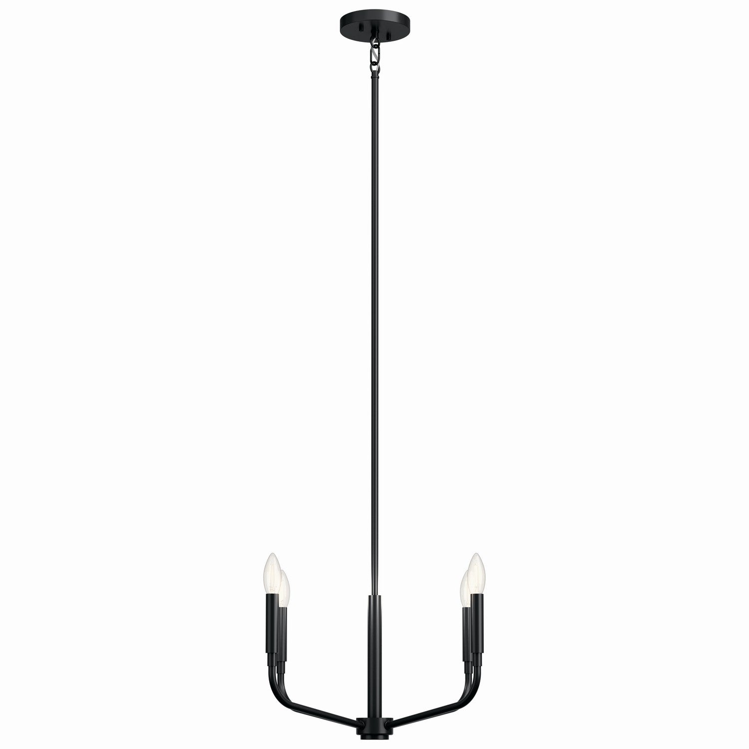 Kichler - 52716BK - Four Light Chandelier/Semi Flush Mount - Madden - Black