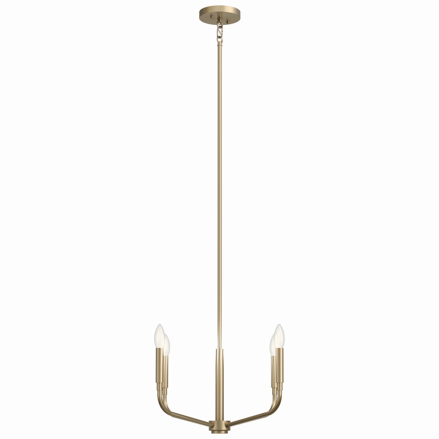 Kichler - 52716CPZ - Four Light Chandelier/Semi Flush Mount - Madden - Champagne Bronze