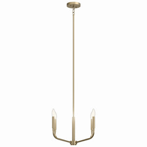 Kichler - 52716CPZ - Four Light Chandelier/Semi Flush Mount - Madden - Champagne Bronze