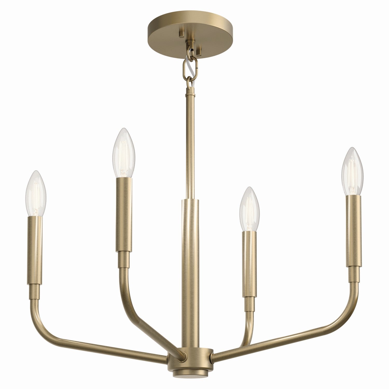 Kichler - 52716CPZ - Four Light Chandelier/Semi Flush Mount - Madden - Champagne Bronze