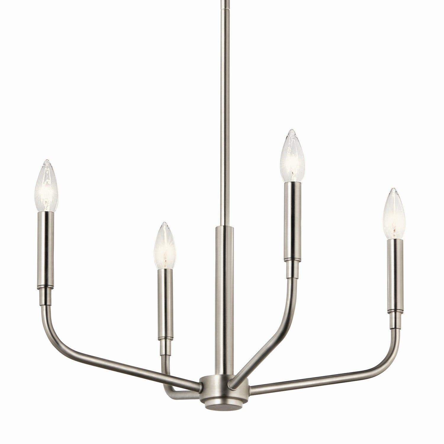 Kichler - 52716NI - Four Light Chandelier/Semi Flush Mount - Madden - Brushed Nickel