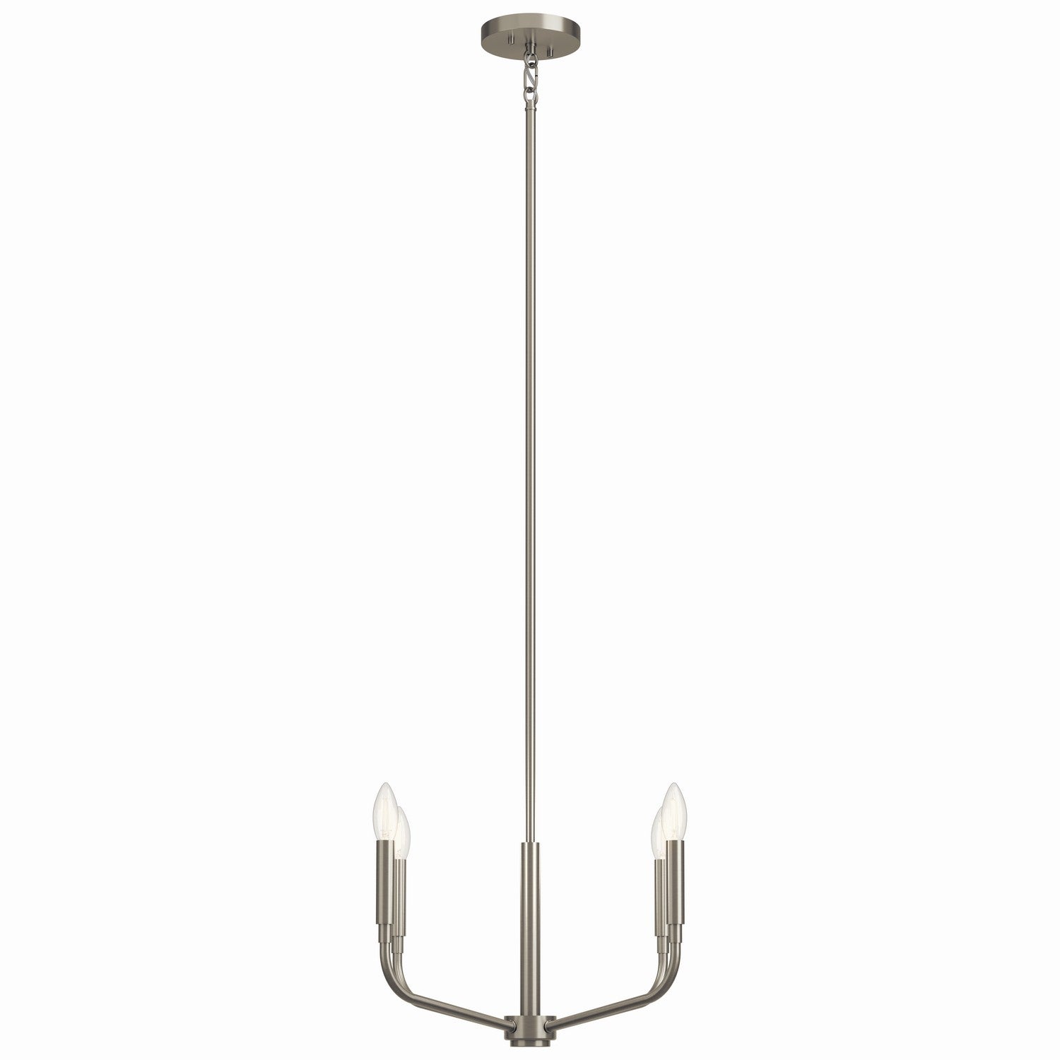 Kichler - 52716NI - Four Light Chandelier/Semi Flush Mount - Madden - Brushed Nickel