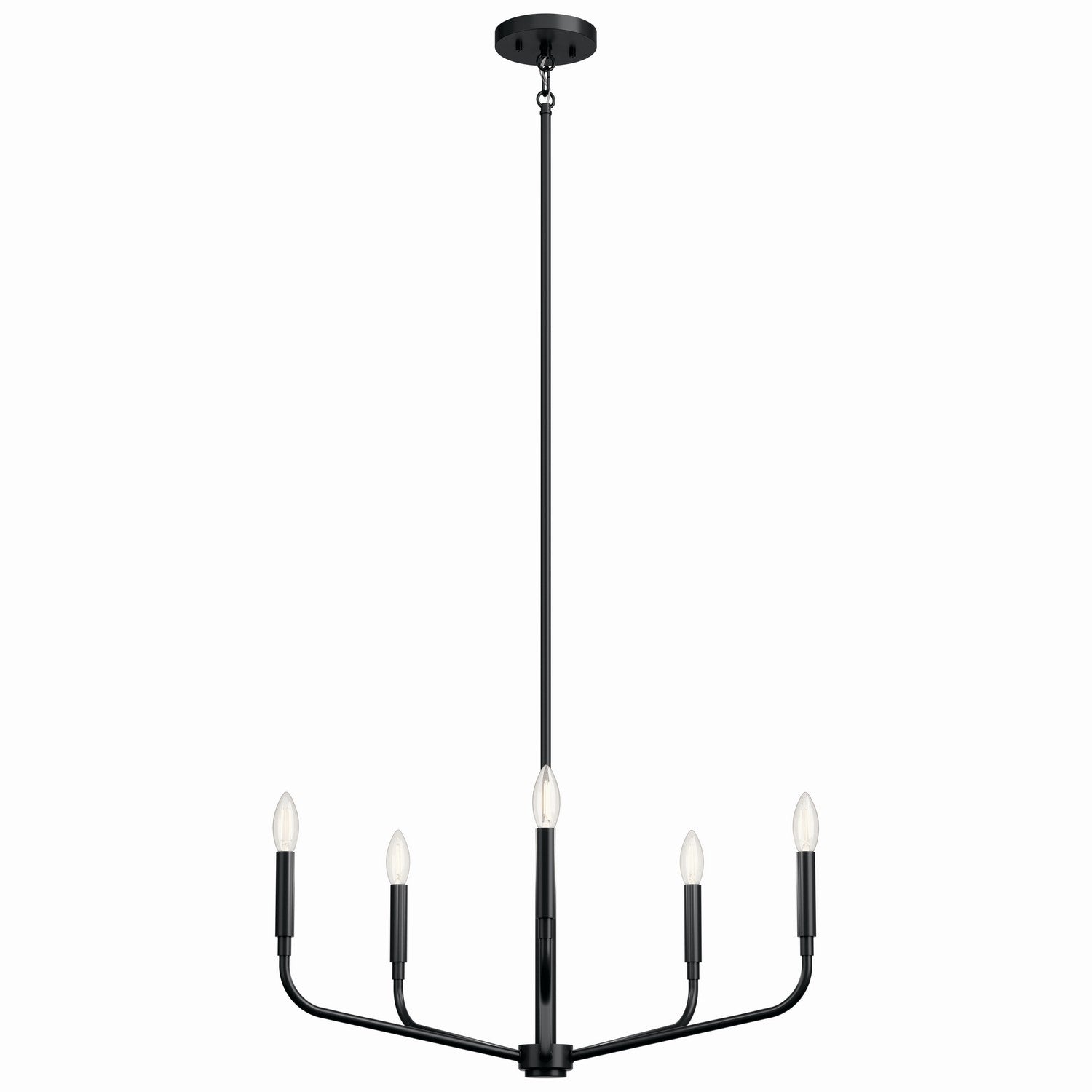 Kichler - 52717BK - Five Light Chandelier - Madden - Black