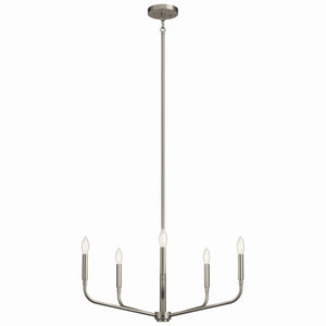 Kichler - 52717NI - Five Light Chandelier - Madden - Brushed Nickel