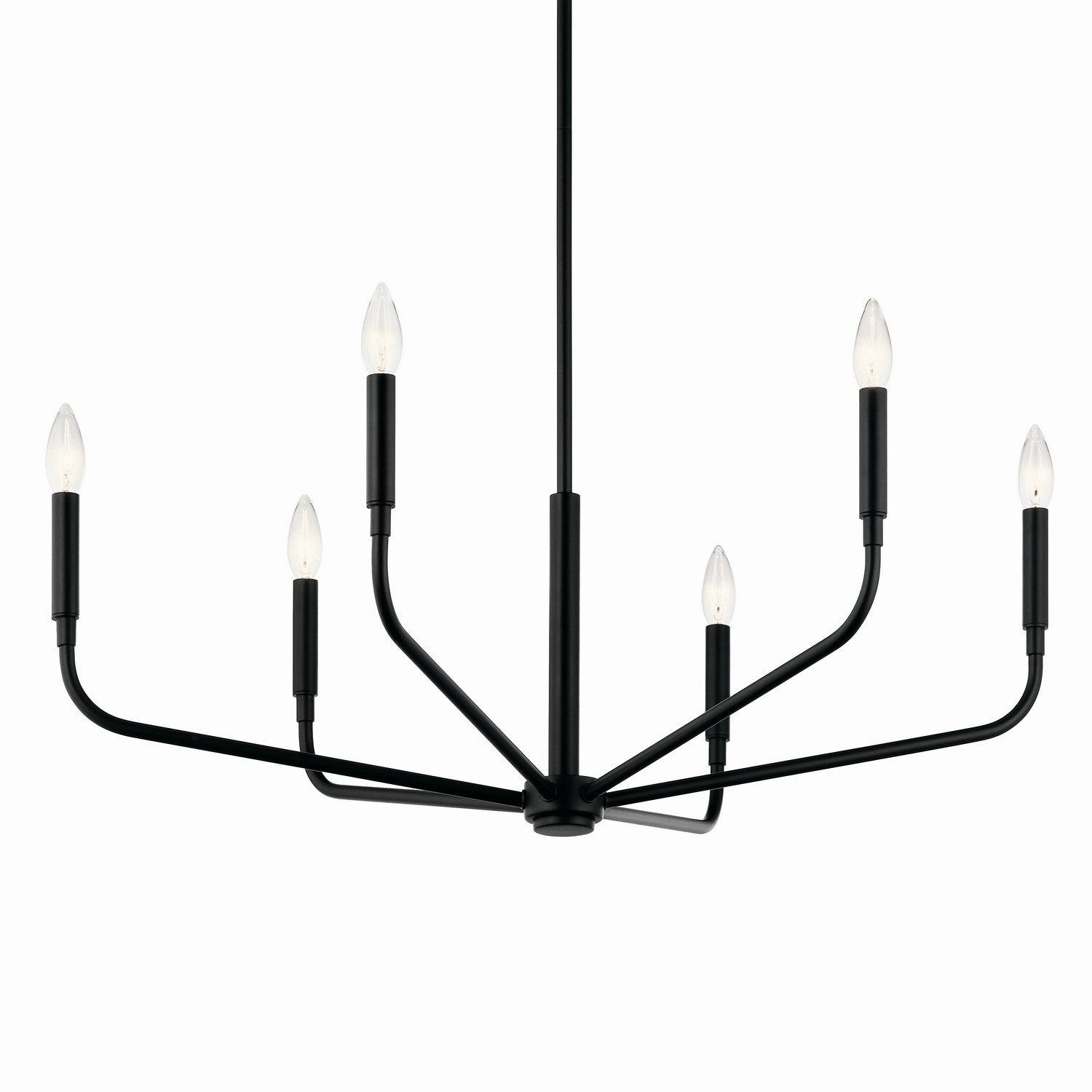 Kichler - 52718BK - Six Light Chandelier - Madden - Black