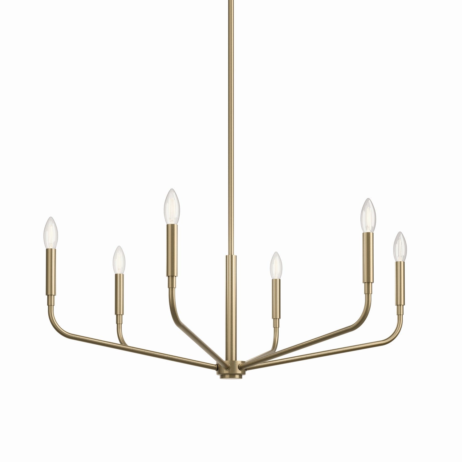 Kichler - 52718CPZ - Six Light Chandelier - Madden - Champagne Bronze