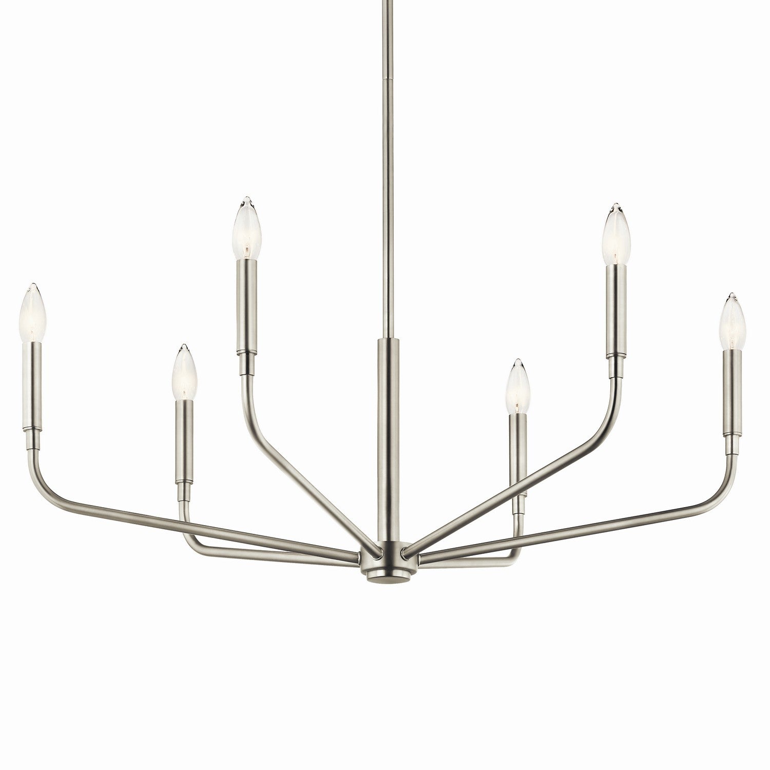 Kichler - 52718NI - Six Light Chandelier - Madden - Brushed Nickel