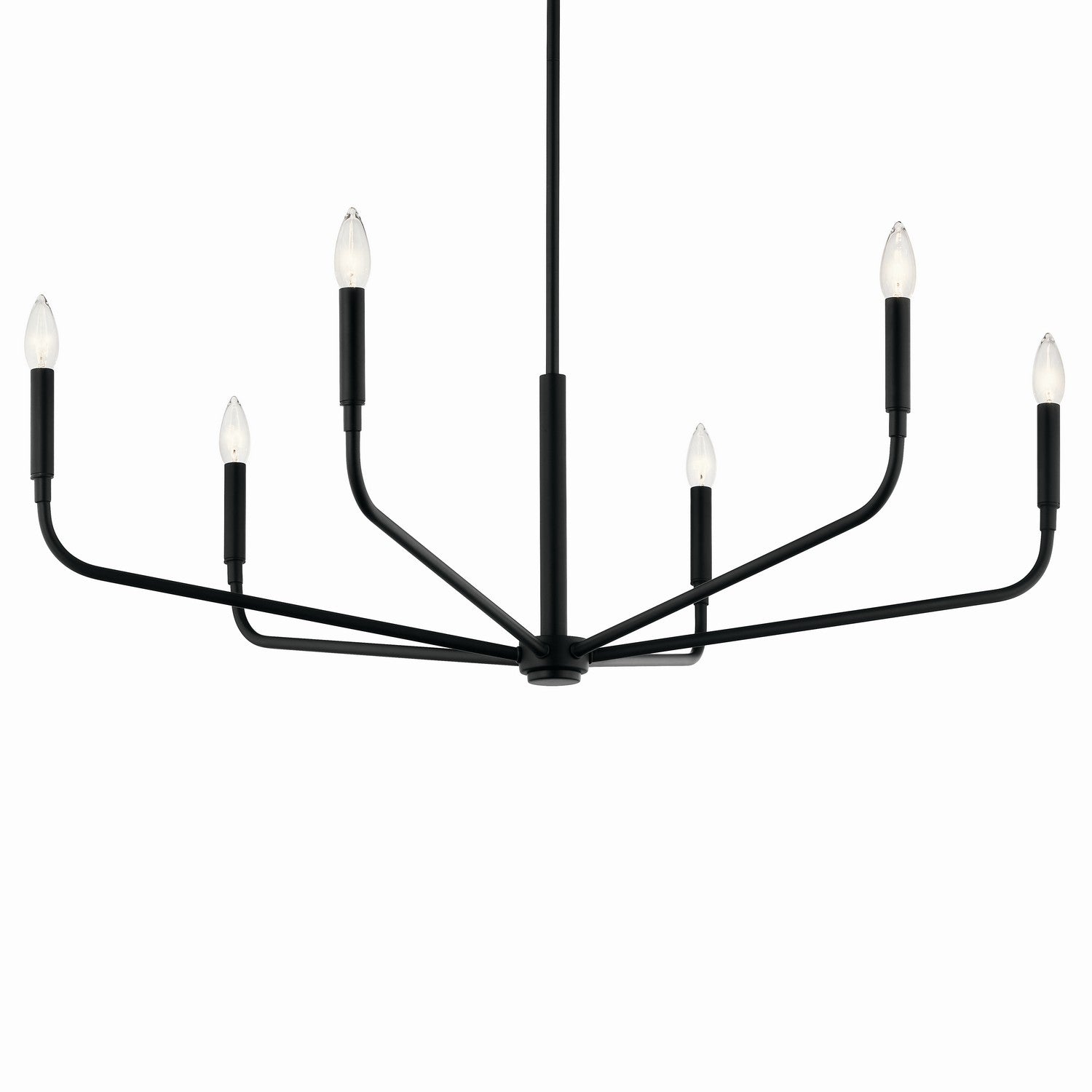 Kichler - 52719BK - Six Light Chandelier - Madden - Black