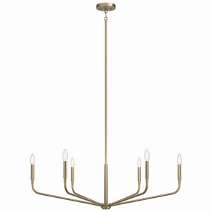 Kichler - 52719CPZ - Six Light Chandelier - Madden - Champagne Bronze