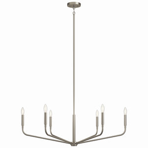 Kichler - 52719NI - Six Light Chandelier - Madden - Brushed Nickel
