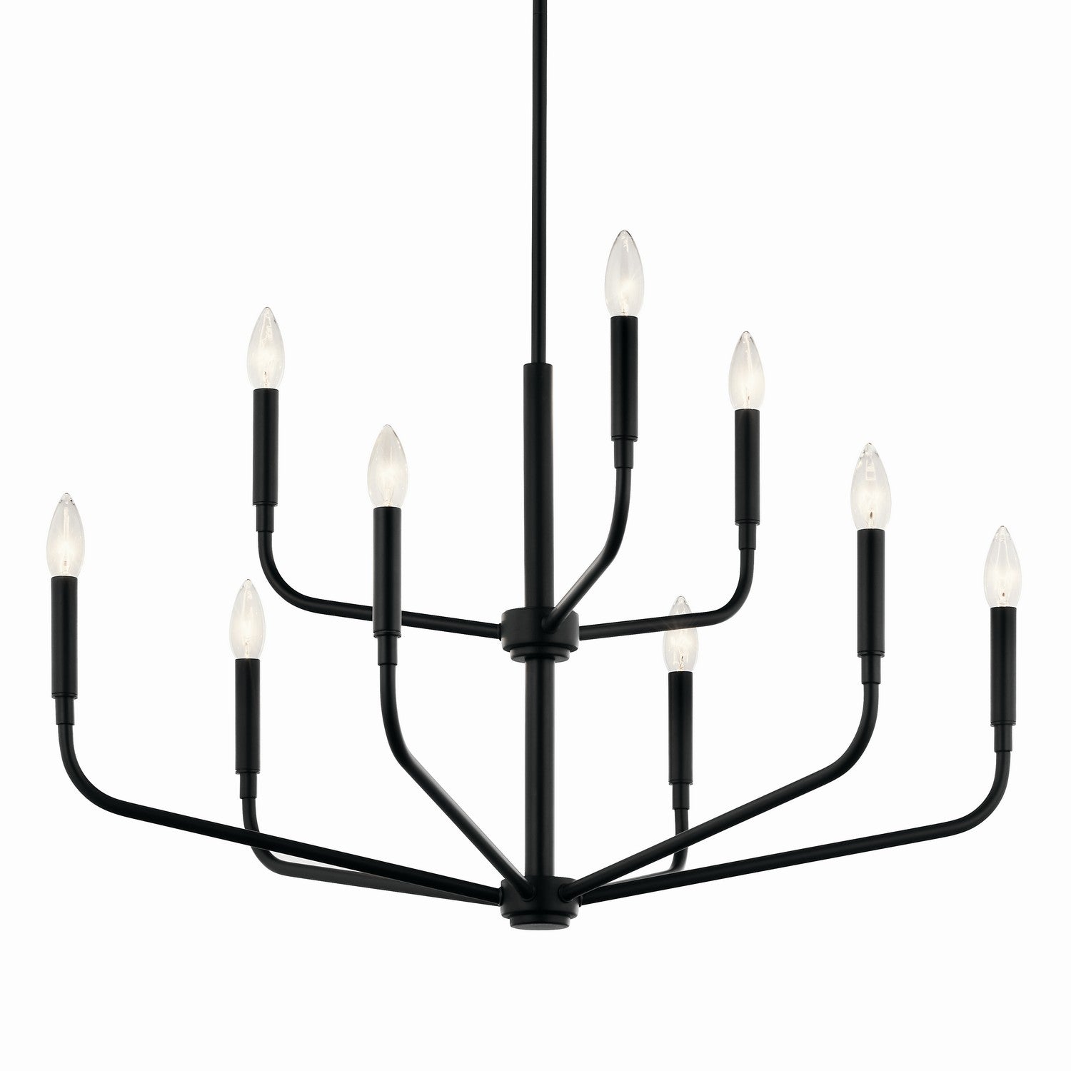 Kichler - 52720BK - Nine Light Chandelier - Madden - Black