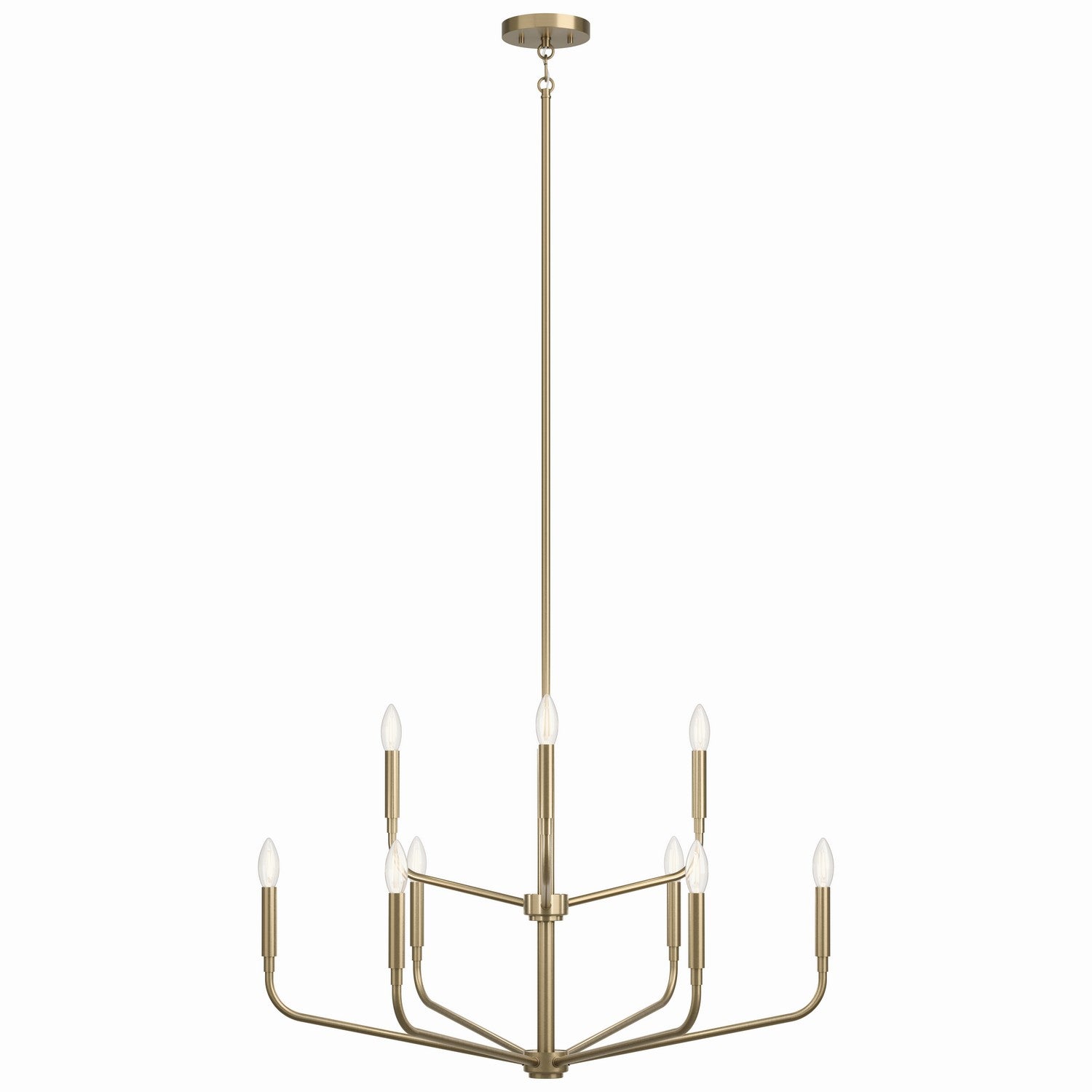 Kichler - 52720CPZ - Nine Light Chandelier - Madden - Champagne Bronze