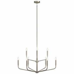 Kichler - 52720NI - Nine Light Chandelier - Madden - Brushed Nickel