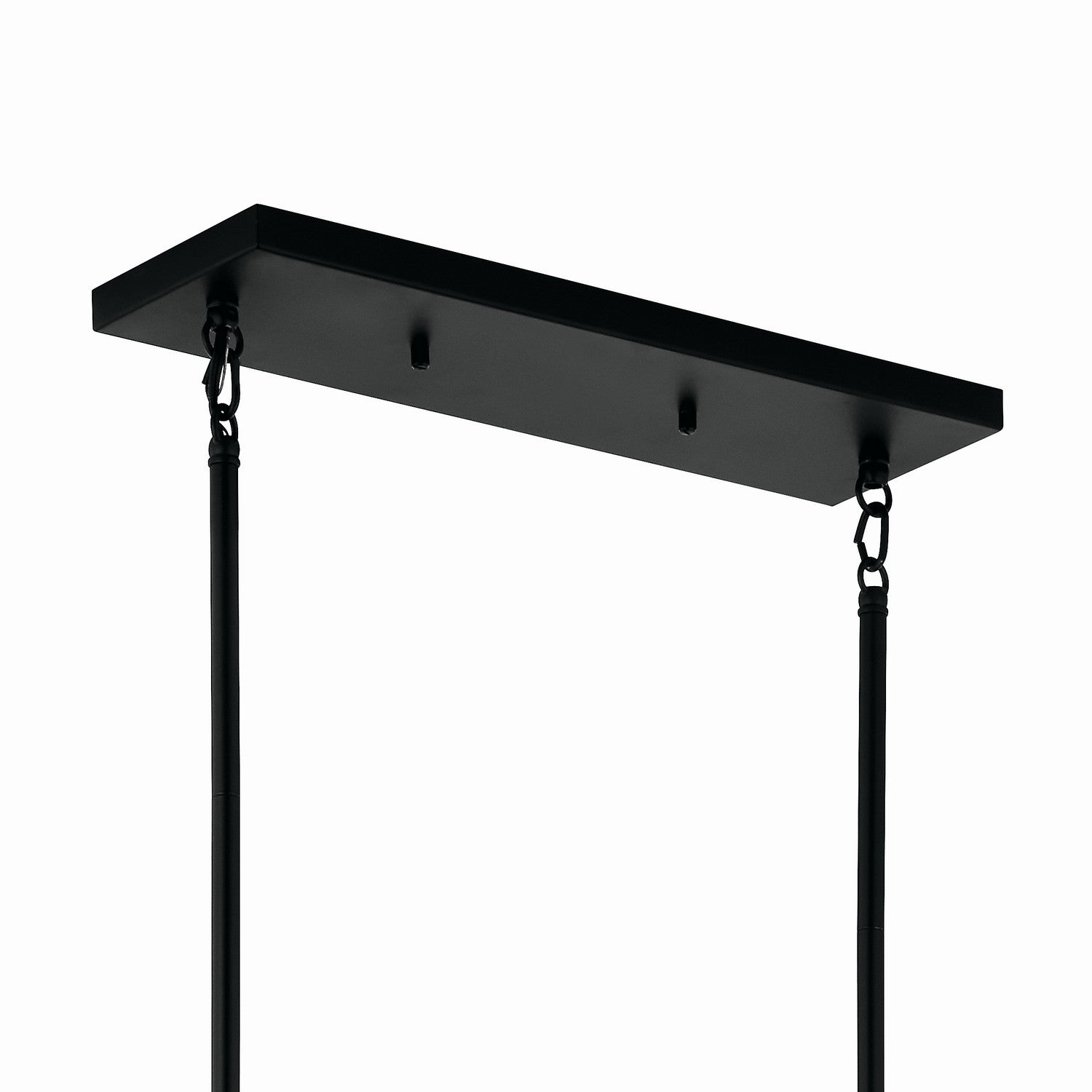 Kichler - 52721BK - Six Light Linear Chandelier - Madden - Black