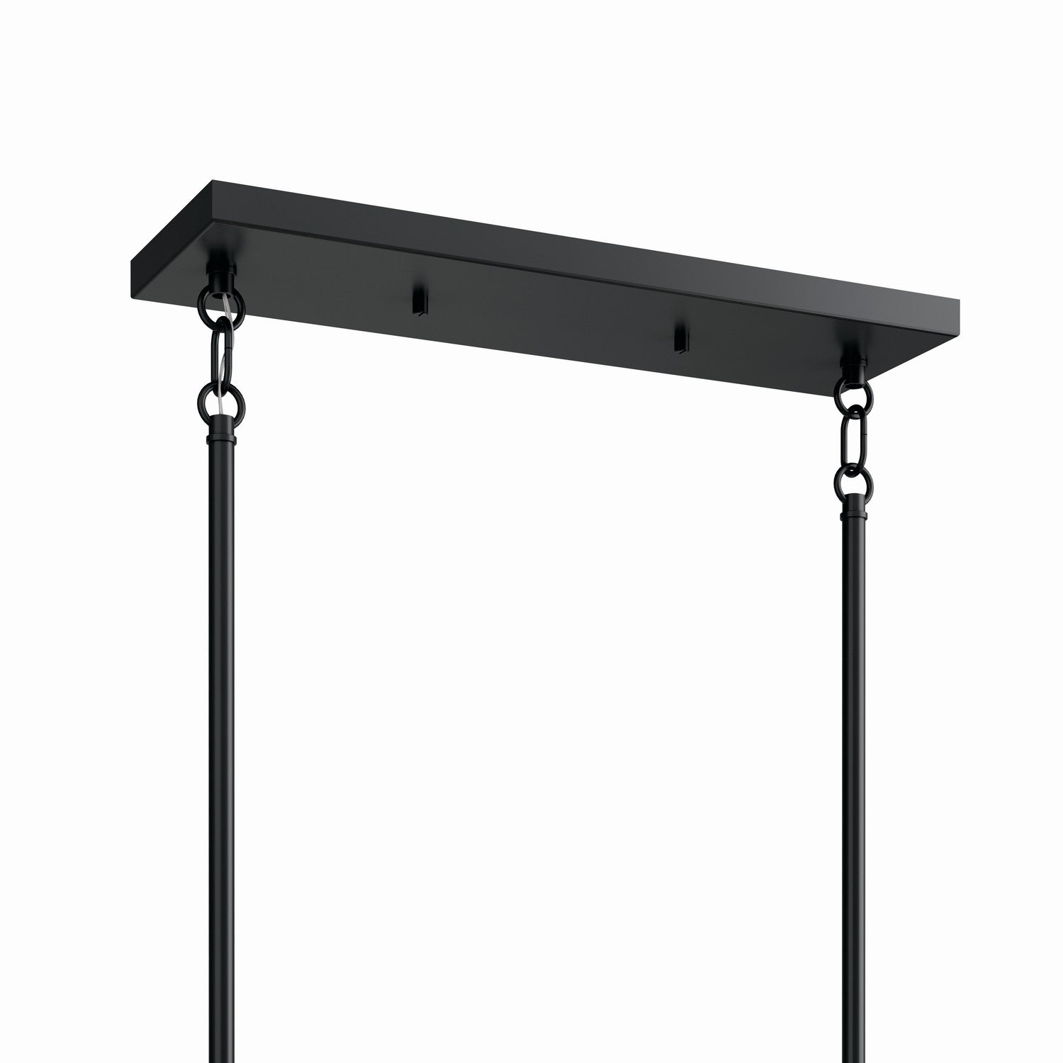 Kichler - 52721BK - Six Light Linear Chandelier - Madden - Black