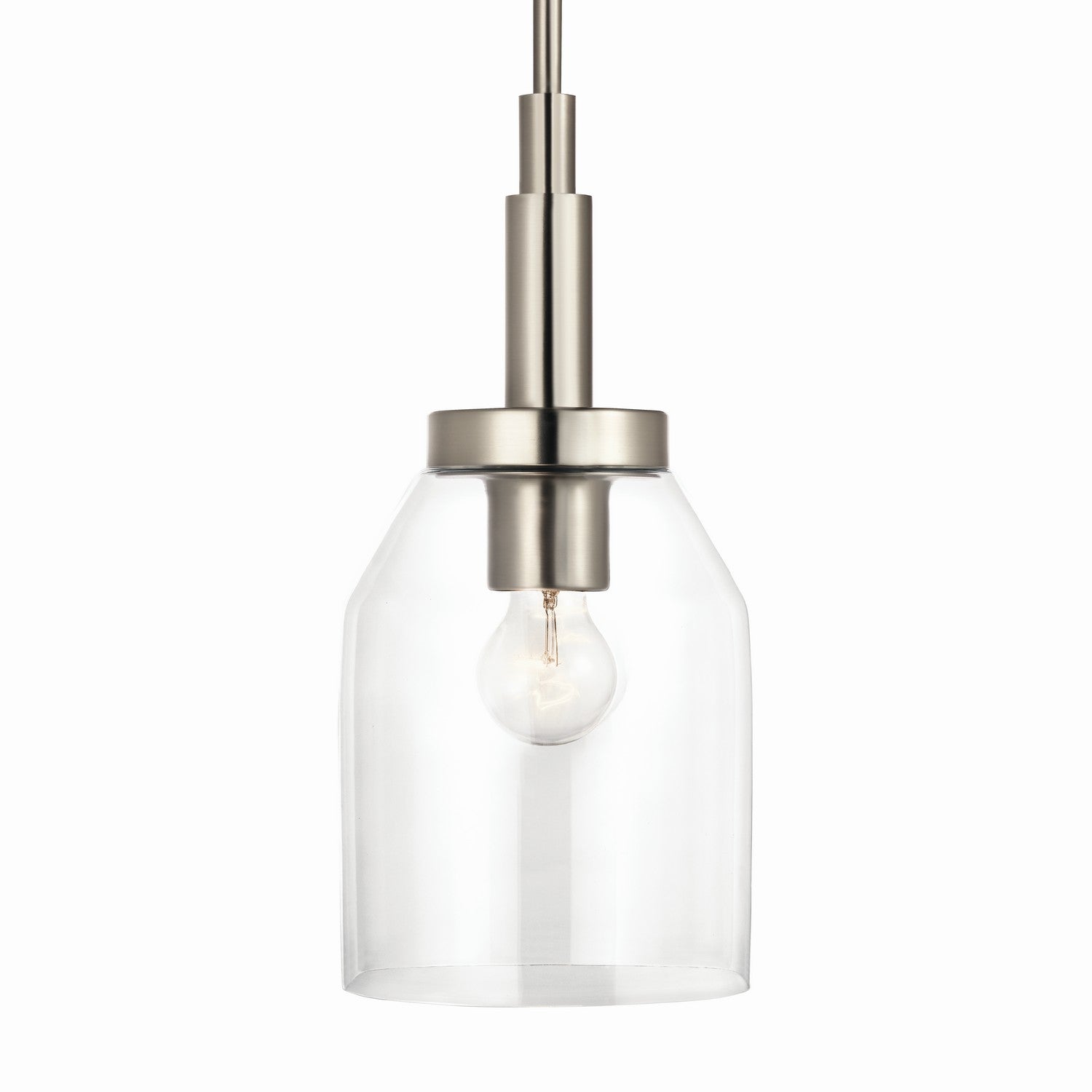 Kichler - 52725NI - One Light Mini Pendant - Madden - Brushed Nickel