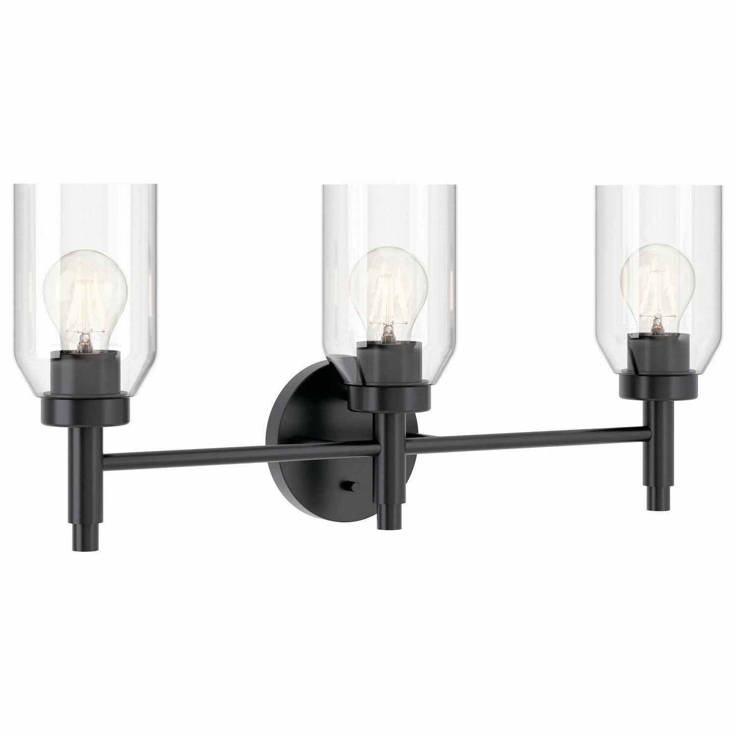 Kichler - 55185BK - Three Light Vanity - Madden - Black