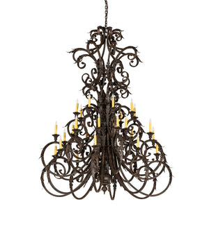 Meyda Tiffany - 269128 - 32 Light Chandelier - Serratina - Coffee Bean & Cajun Spice