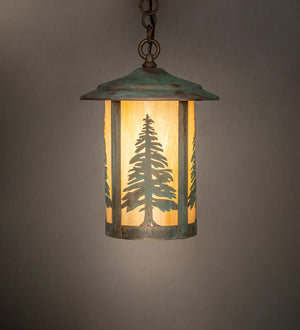 Meyda Tiffany - 271181 - One Light Pendant - Fulton - Verdigris