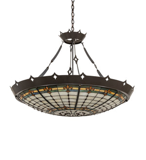 Meyda Tiffany - 271680 - 12 Light Pendant - Fleur-De-Lite - Timeless Bronze