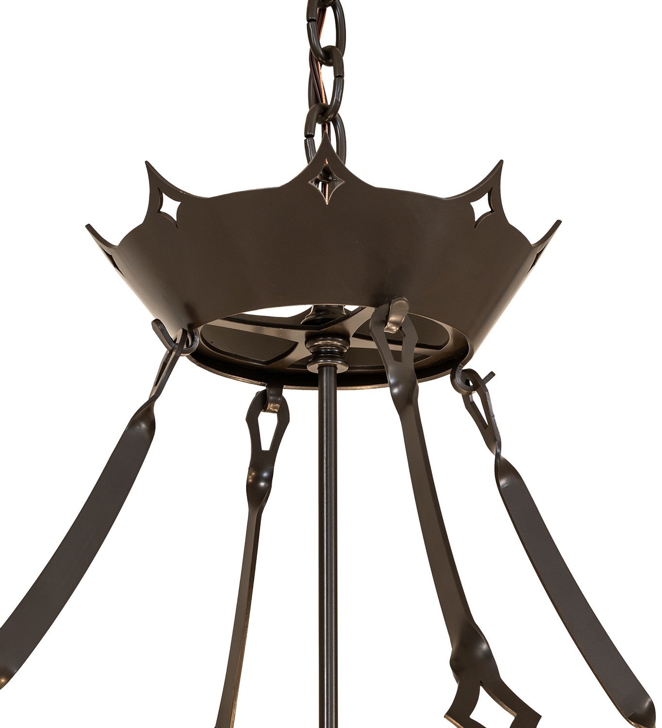 Meyda Tiffany - 271680 - 12 Light Pendant - Fleur-De-Lite - Timeless Bronze