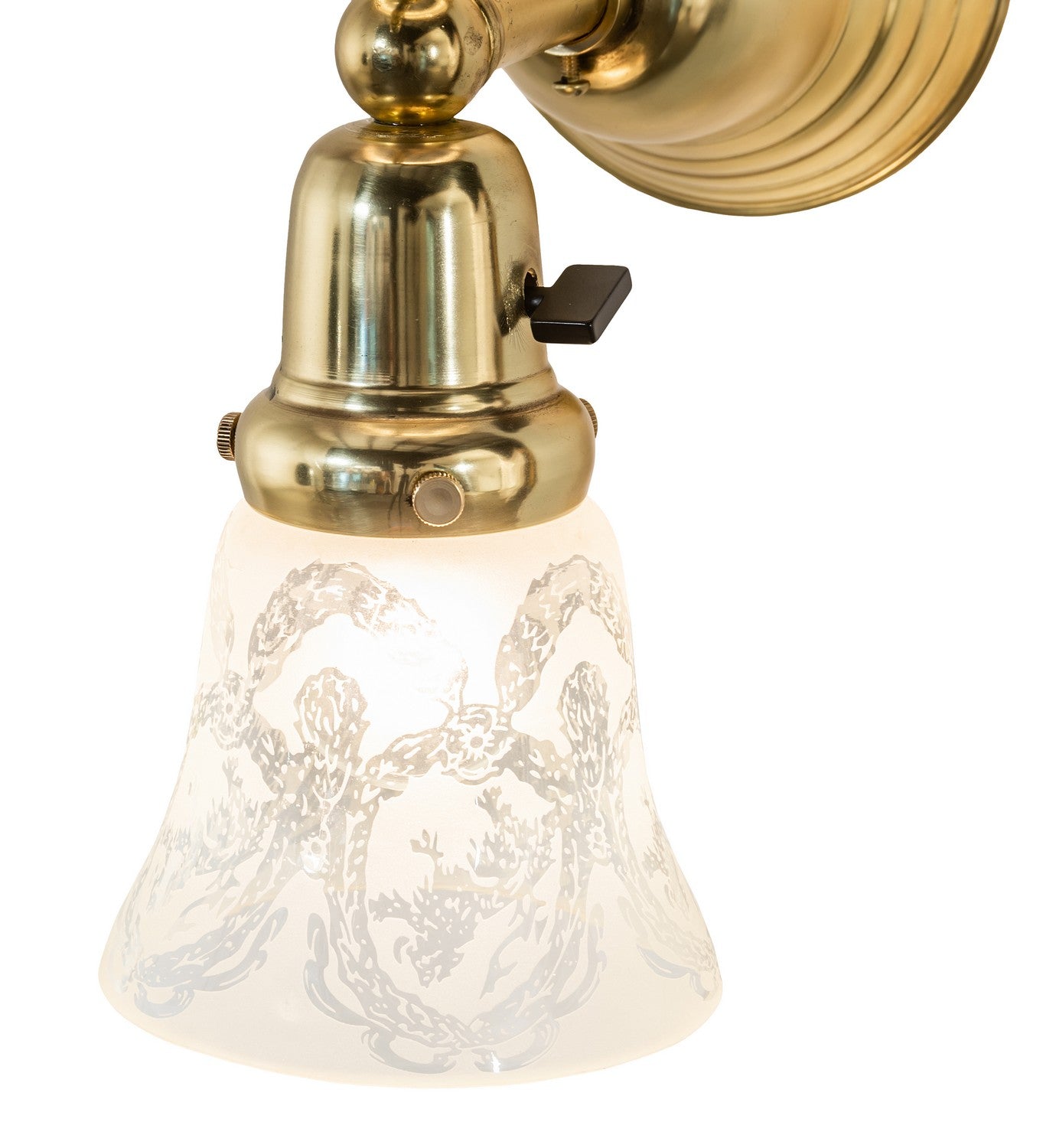 Meyda Tiffany - 272416 - Two Light Wall Sconce - Gas & Electric - Polished Brass