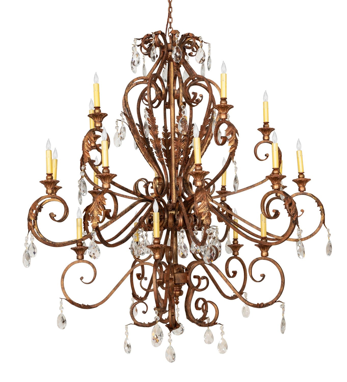 Meyda Tiffany - 274242 - 20 Light Chandelier - Serratina - Autumn Leaf