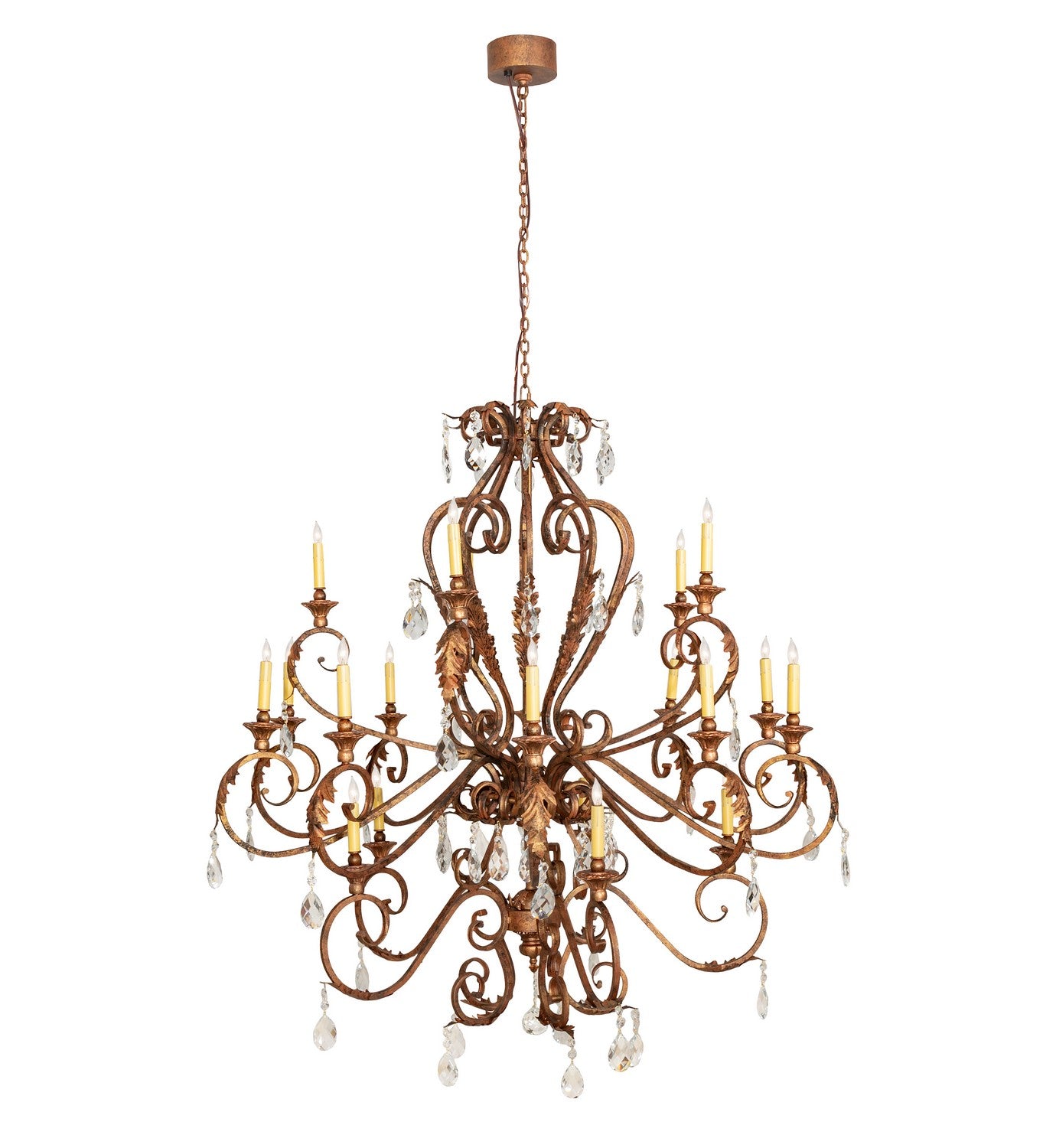 Meyda Tiffany - 274242 - 20 Light Chandelier - Serratina - Autumn Leaf