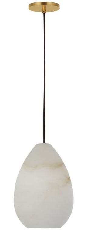 Visual Comfort Modern - SLPD544ALBHAB-L - LED Pendant - Alina - Hand Rubbed Antique Brass