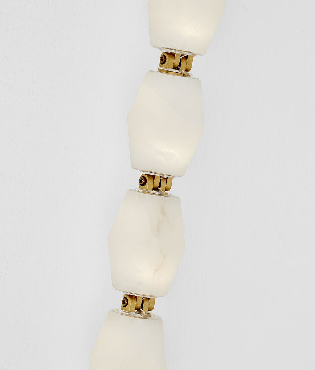 Visual Comfort Modern - SLWS54727ALBHAB - LED Wall Sconce - Collier - Hand Rubbed Antique Brass