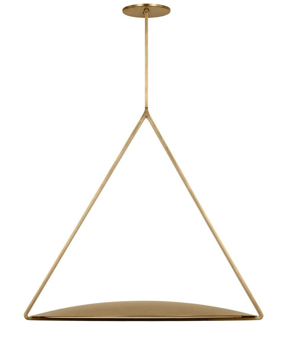 Visual Comfort Modern - PBPD35127NB/NB - LED Pendant - Cymbal - Natural Brass