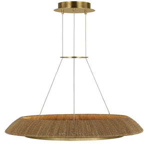 Visual Comfort Modern - SLCH55927NTHAB - LED Chandelier - Noa - Hand Rubbed Antique Brass