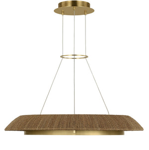 Visual Comfort Modern - SLCH55927NTHAB - LED Chandelier - Noa - Hand Rubbed Antique Brass