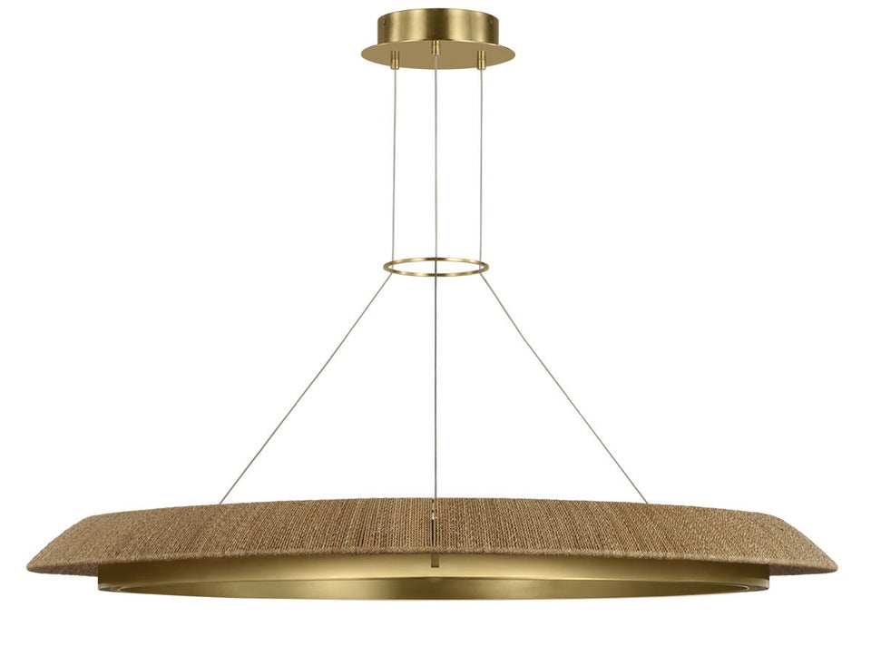 Visual Comfort Modern - SLCH55727NTHAB - LED Chandelier - Noa - Hand Rubbed Antique Brass