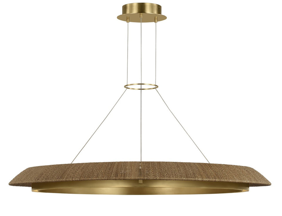 Visual Comfort Modern - SLCH55727NTHAB - LED Chandelier - Noa - Hand Rubbed Antique Brass