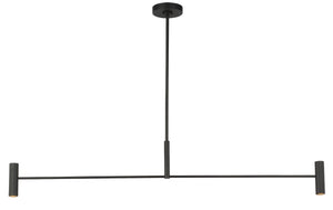 Visual Comfort Modern - SLLS57130B - LED Linear Chandelier - Ponte - Nightshade Black