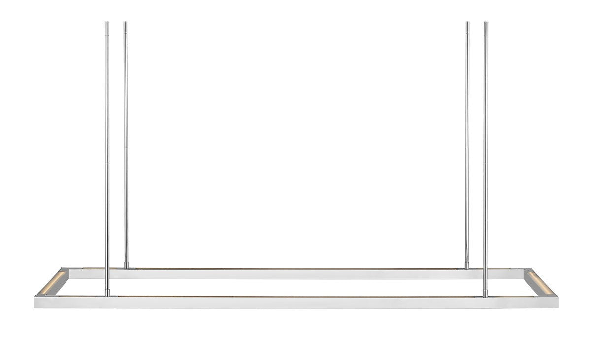 Visual Comfort Modern - 700LSSTG50PSS-LED927 - LED Linear Suspension - Stagger - Polished Stainless Steel