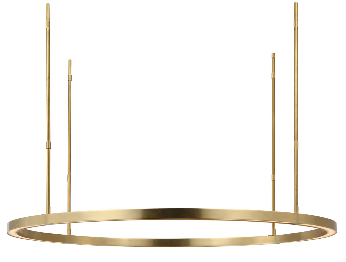 Visual Comfort Modern - MDCH53927HAB - LED Chandelier - Stagger - Hand Rubbed Antique Brass