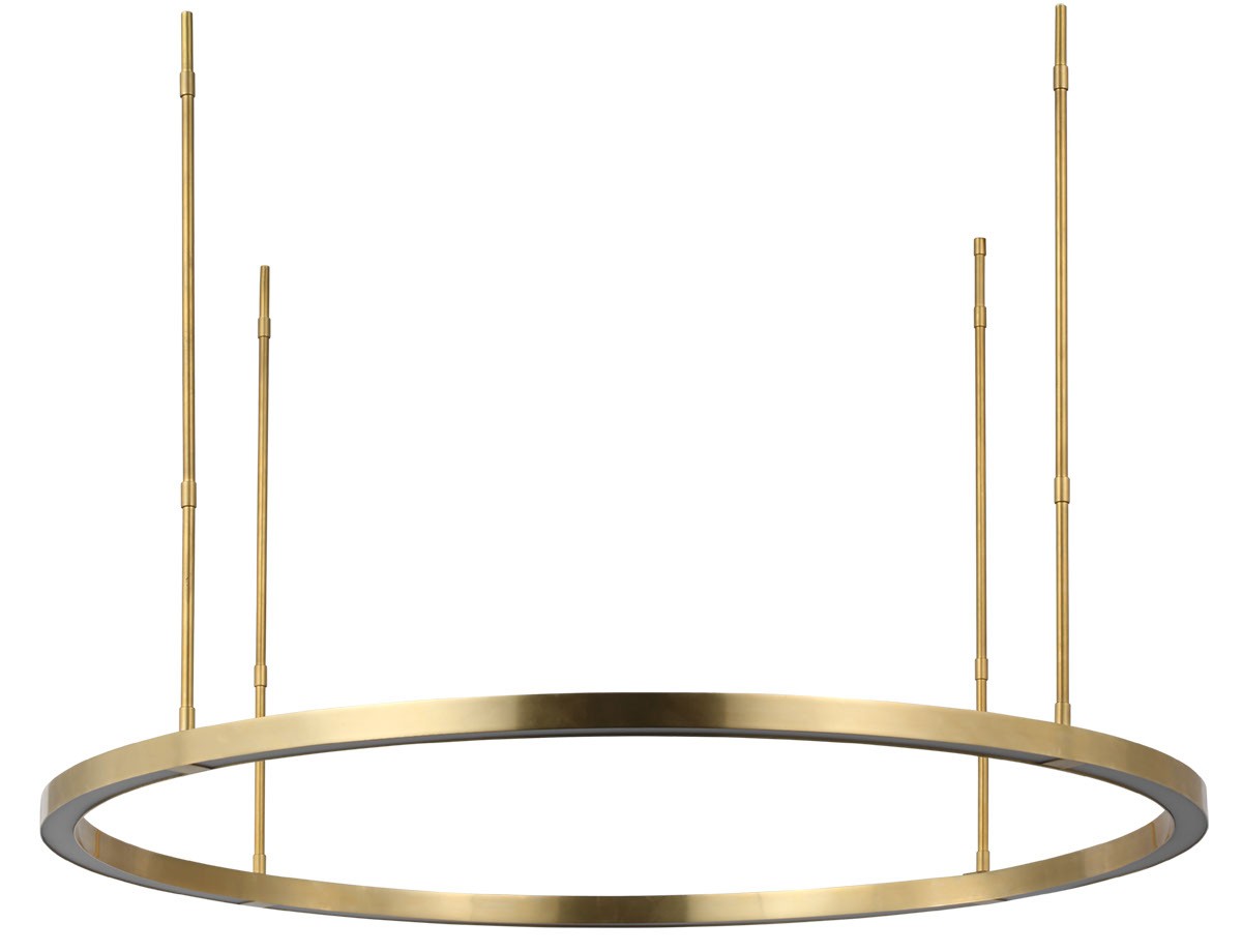 Visual Comfort Modern - MDCH53927HAB - LED Chandelier - Stagger - Hand Rubbed Antique Brass