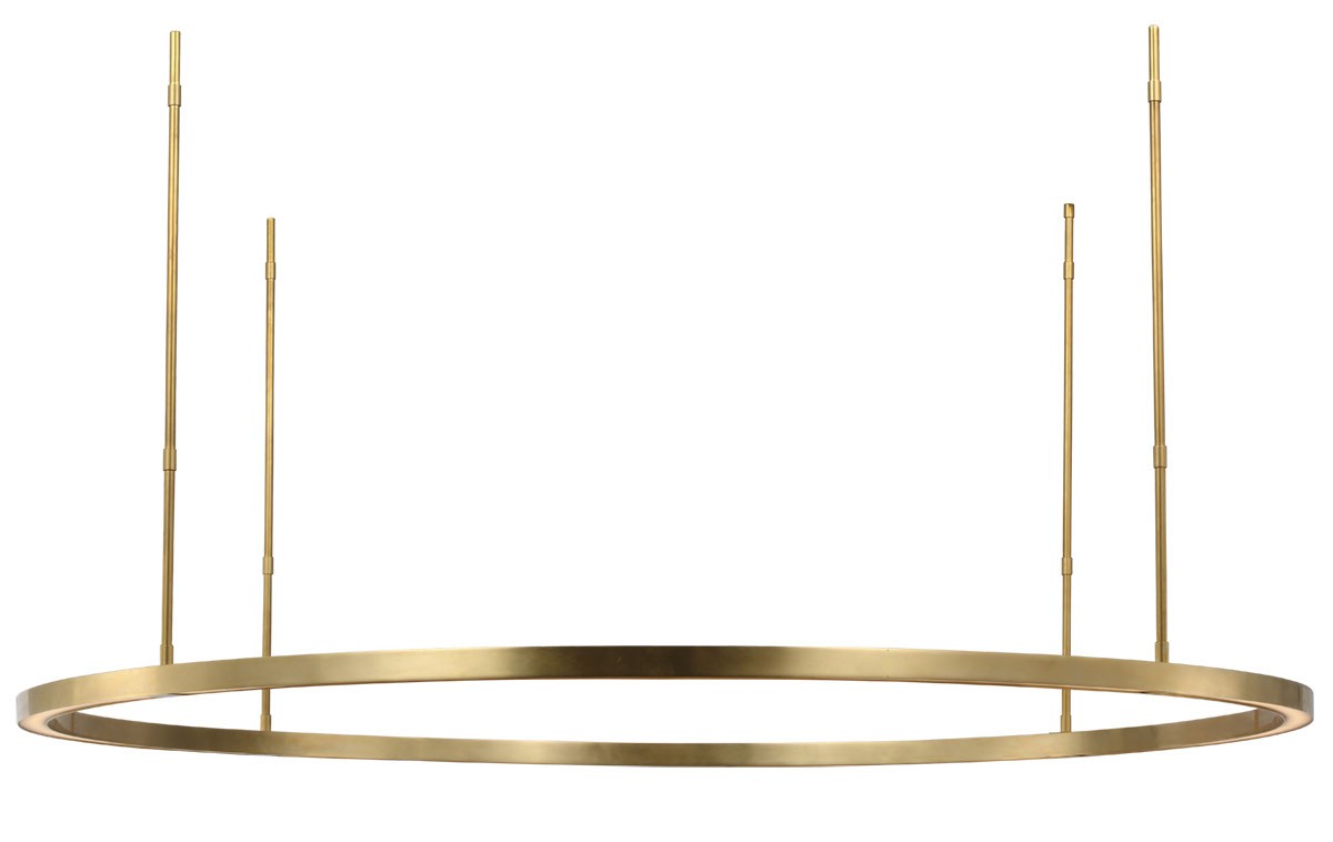 Visual Comfort Modern - MDCH54027HAB - LED Chandelier - Stagger - Hand Rubbed Antique Brass