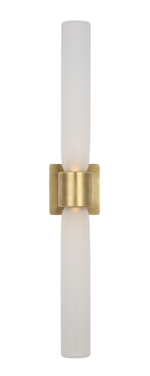 Visual Comfort Modern - KWWS58027CEHAB - LED Wall Sconce - Volver - Hand Rubbed Antique Brass